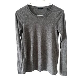 ATM Anthony Thomas Melillo Gray Long Sleeve Pullover Shirt Size XS Womens Tee